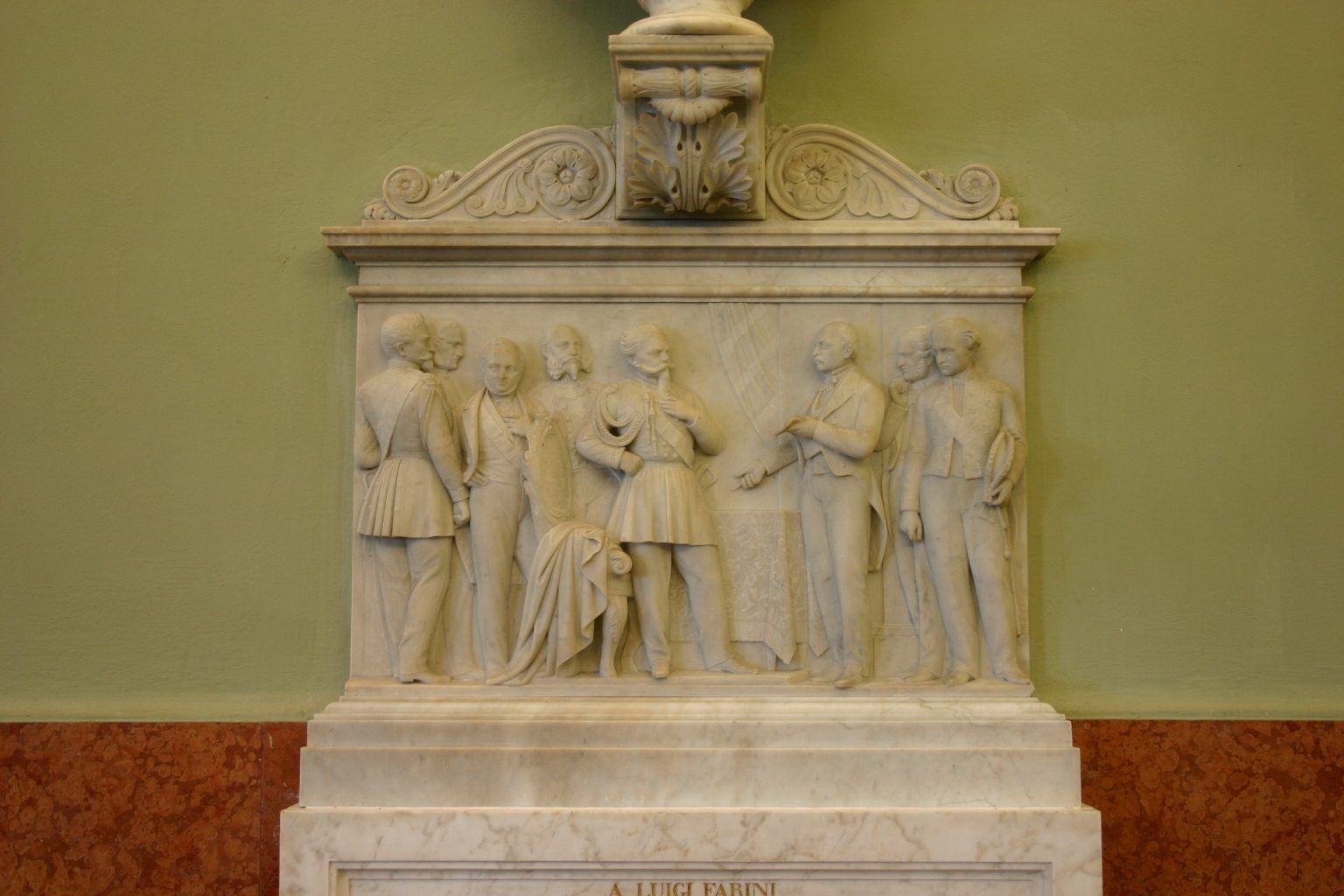 Luigi Carlo Farini's memorial, Municipality Hall, Russi, Italy - 03.JPG